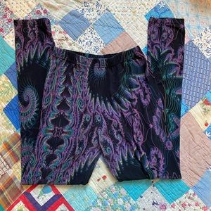 Psychedelic Rave Festival Leggings